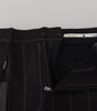 Dolce & Gabbana Black Wool Chino Formal Men Pants