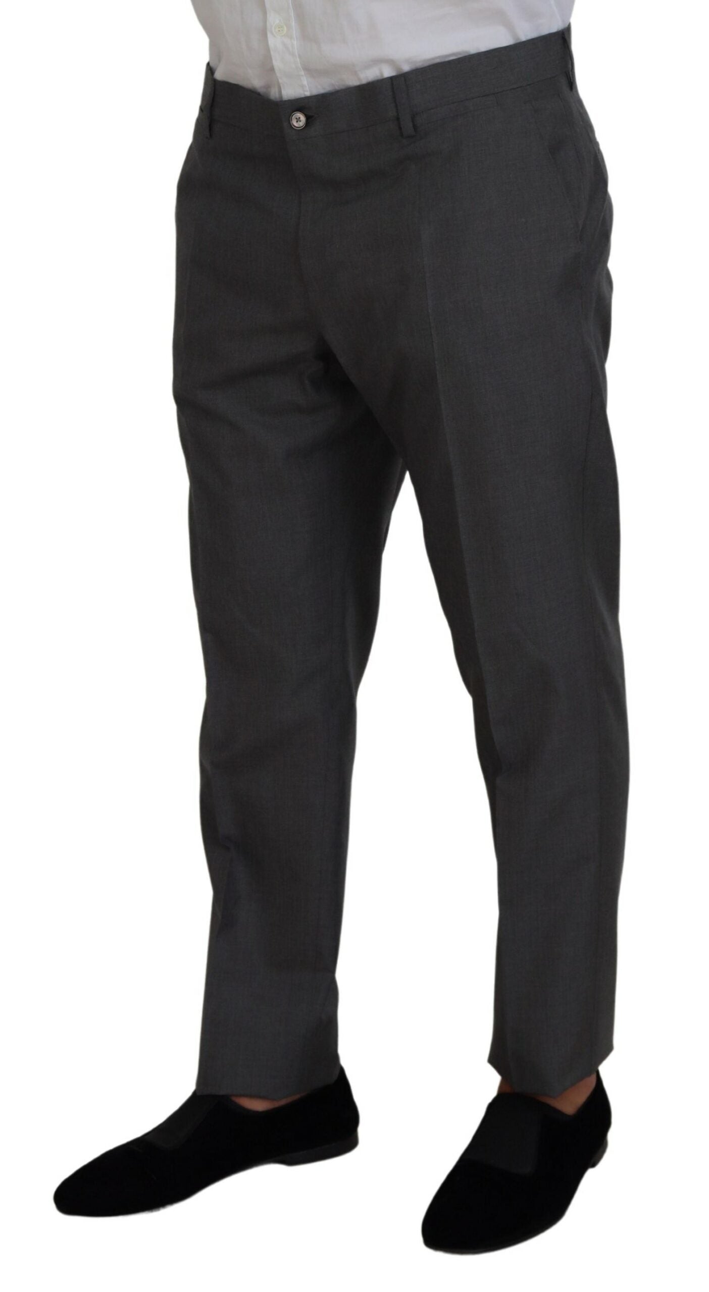 Costume trois pièces slim fit Dolce & Gabbana Sleek Silver Martini