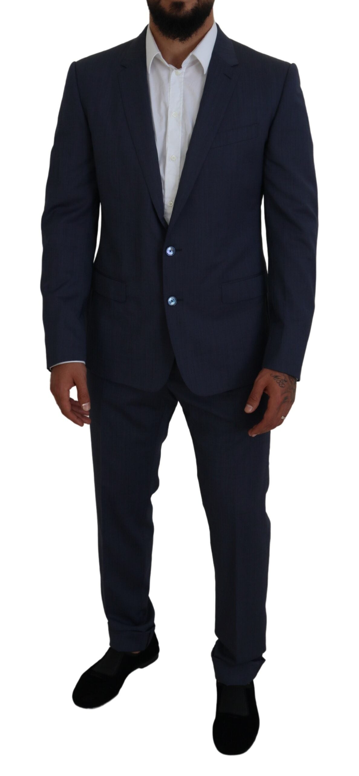 Costume slim fit élégant pour homme Dolce & Gabbana Blue Martini