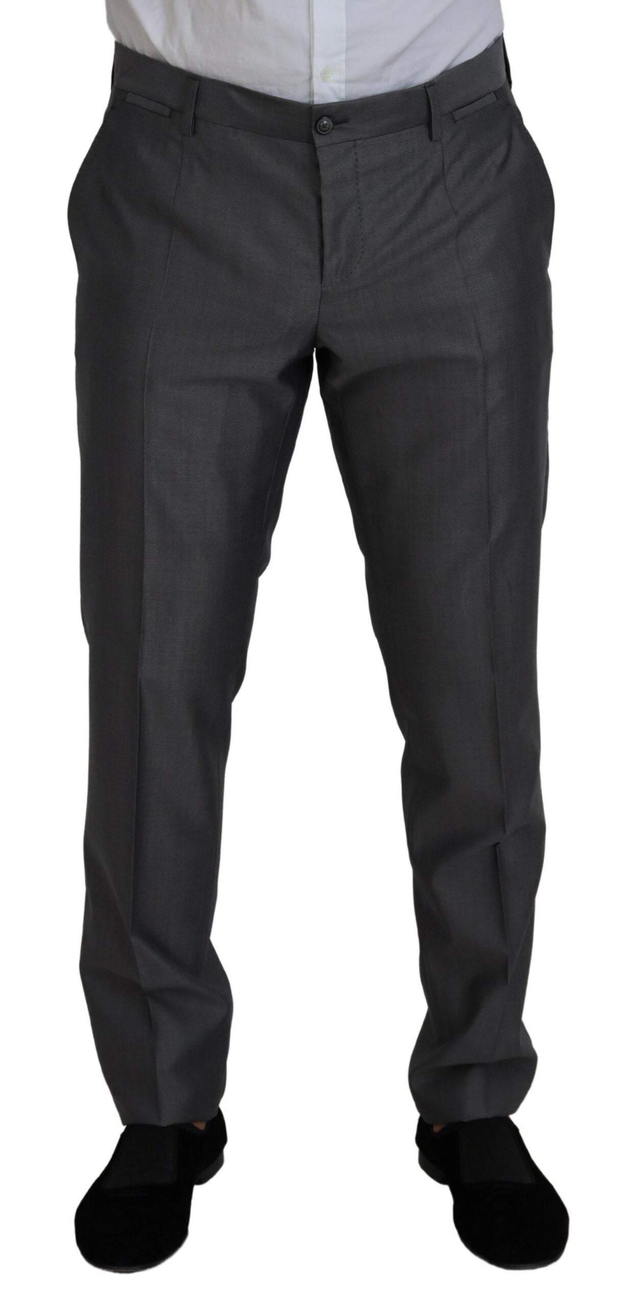 Ensemble élégant costume Sicilia gris argenté Dolce & Gabbana