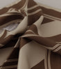 Dolce & Gabbana Brown Stripes DG Logo Square Mens Handkerchief Scarf