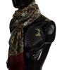 Dolce & Gabbana Multicolor DG Logo Shawl Warm Neck Wrap Fringe Scarf