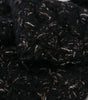 Dolce & Gabbana Black Wool Knitted Wrap Foulard Fringe Scarf