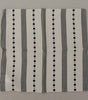 Dolce & Gabbana White Dotted Stripes Square Handkerchief Viscose Scarf