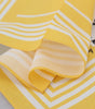 Dolce & Gabbana Yellow Portocervo Cotton Shawl Wrap Scarf
