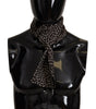 Dolce & Gabbana Brown Polka Dot Men Scarf Neck Wrap Shawl Scarf