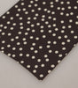 Dolce & Gabbana Brown Polka Dot Men Scarf Neck Wrap Shawl Scarf