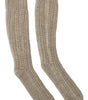 Dolce & Gabbana Chic Beige Wool Blend Over-the-Calf Socks