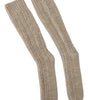 Dolce & Gabbana Chic Beige Wool Blend Over-the-Calf Socks