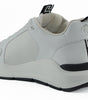 Baskets Versace Sleek en cuir de veau blanc