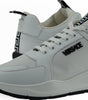 Baskets Versace Sleek en cuir de veau blanc