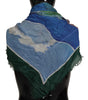 Dolce & Gabbana Multicolor Sorrento DG Shawl Fringe Scarf