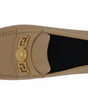 Versace Exquisite Medusa Gold-Tone Leather Loafers