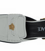 Versace Elegant White Leather Flat Slides