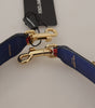 Dolce & Gabbana Red Exotic Leather Crystals Bag Shoulder Strap