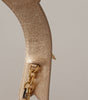 Dolce & Gabbana Gold Leather LOVE Patch Bag Shoulder Strap