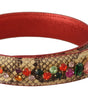 Dolce & Gabbana Beige Exotic Leather Crystals Shoulder Strap