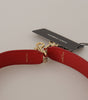 Dolce & Gabbana Beige Python Leather Crystals Shoulder Strap