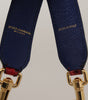 Dolce & Gabbana Red Exotic Leather Crystals Shoulder Strap