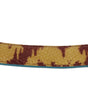 Dolce & Gabbana Yellow Red Leather Gold Tone Shoulder Strap