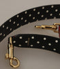 Dolce & Gabbana Red Python Leather Crystals Reversible Shoulder Strap