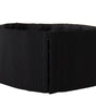 Dolce & Gabbana Black Silk Brass Crystal Embellished Waist Belt