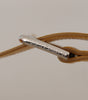 Dolce & Gabbana Yellow Leather Silver Tone Logo Metal Buckle Belt