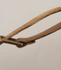 Dolce & Gabbana Brown Velvet Bronze Vintage Logo Metal Buckle Belt
