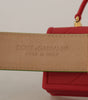 Dolce & Gabbana Green Leather Devotion Heart Micro Bag Headphones Belt