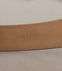Dolce & Gabbana Black Solid Leather Classic Gold Waist Buckle Belt