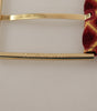 Dolce & Gabbana Multicolor Wide Leather Floral Gold Metal Buckle Belt