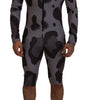 Dolce & Gabbana Elite Gray Patterned Men's Wetsuit Swimwear