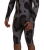 Dolce & Gabbana Elite Gray Patterned Men's Wetsuit Swimwear