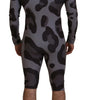 Dolce & Gabbana Elite Gray Patterned Men's Wetsuit Swimwear