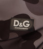 Dolce & Gabbana Elite Gray Patterned Men's Wetsuit Swimwear