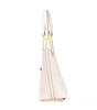 Sac fourre-tout Michael Kors Jet Set Medium en cuir poudre blush avec fermeture éclair sur le devant et chaîne