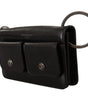 Portefeuille élégant en cuir Dolce &amp; Gabbana en noir intemporel