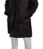 Dolce & Gabbana Black Trench Hooded Parka Cotton Jacket
