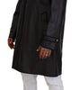 Dolce & Gabbana Black Trench Hooded Parka Cotton Jacket
