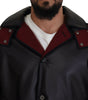 Dolce & Gabbana Black Trench Hooded Parka Cotton Jacket