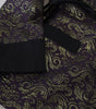 Dolce & Gabbana Gold Purple Baroque Jacket Blazer Robe