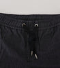 Dolce & Gabbana Grey Cotton Tapered Cotton Pants
