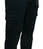 Dolce & Gabbana Green Cargo Cotton Stretch Jeans Pant