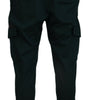 Dolce & Gabbana Green Cargo Cotton Stretch Jeans Pant