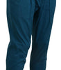 Dolce & Gabbana Blue Cotton Chinos Trousers Pants