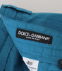 Dolce & Gabbana Blue Cotton Chinos Trousers Pants