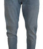 Dolce & Gabbana Blue Wash Slim Fit Cotton Denim Jeans