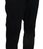 Dolce & Gabbana Black Mens Sport Wool Sweatpants Pants