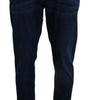 Dolce & Gabbana Dark Blue Cotton Denim SKINNY Jeans