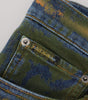 Dolce & Gabbana Blue Green Skinny Cotton Denim Jeans
